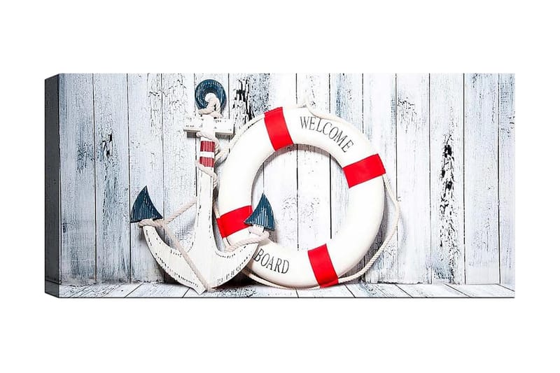 Canvastaulu YTY Nautical & Beach Monivärinen - 120x50 cm - Sisustustuotteet - Taulu & taide - Canvas-taulu