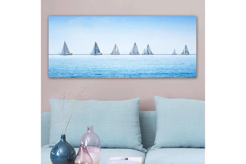 Canvastaulu YTY Nautical & Beach Monivärinen - 120x50 cm - Sisustustuotteet - Taulu & taide - Canvas-taulu