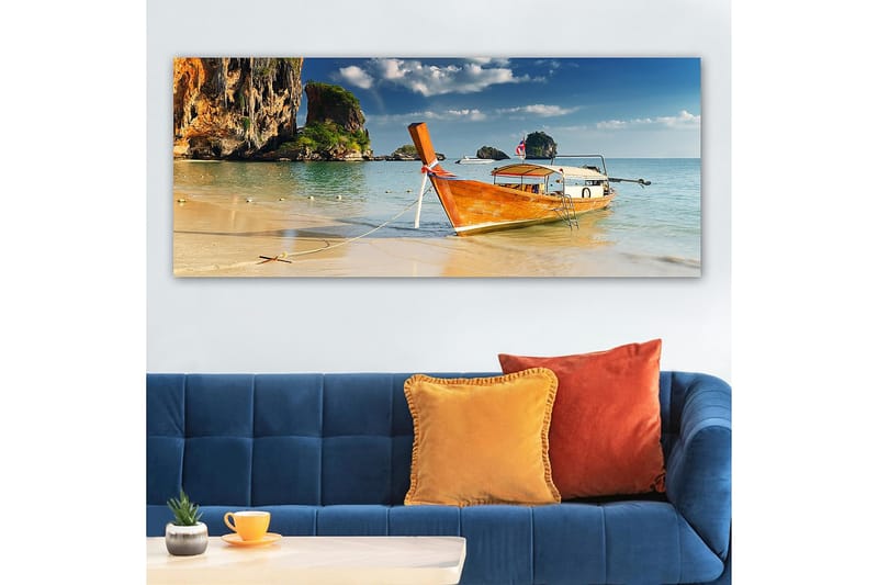 Canvastaulu YTY Nautical & Beach Monivärinen - 120x50 cm - Sisustustuotteet - Taulu & taide - Canvas-taulu