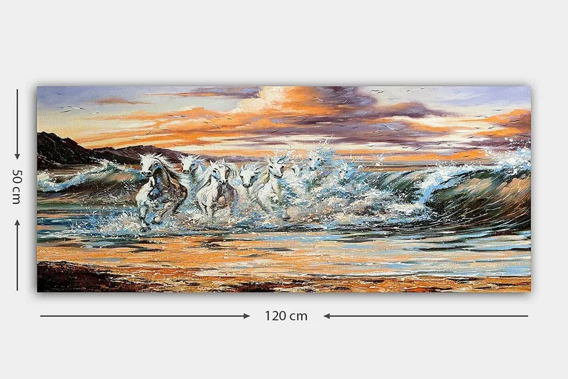 Canvastaulu YTY Nautical & Beach Monivärinen - 120x50 cm - Sisustustuotteet - Taulu & taide - Canvas-taulu