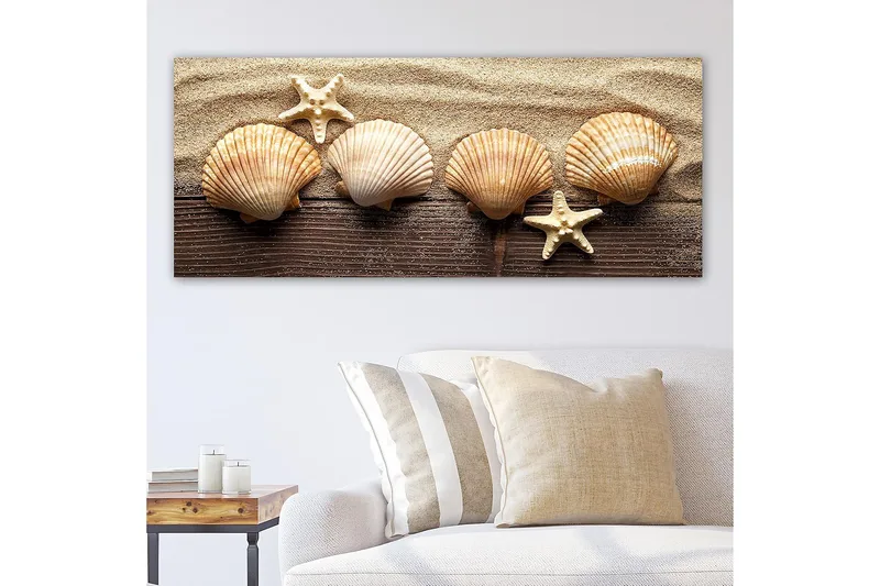 Canvastaulu YTY Nautical & Beach Monivärinen - 120x50 cm - Sisustustuotteet - Taulu & taide - Canvas-taulu