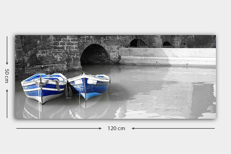 Canvastaulu YTY Nautical & Beach Monivärinen - 120x50 cm - Sisustustuotteet - Taulu & taide - Canvas-taulu