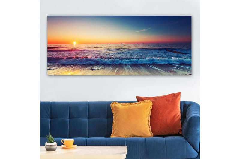 Canvastaulu YTY Nautical & Beach Monivärinen - 120x50 cm - Sisustustuotteet - Taulu & taide - Canvas-taulu