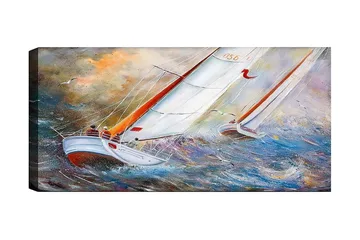 Canvastaulu YTY Nautical & Beach Monivärinen - 120x50 cm - Sisustustuotteet - Taulu & taide - Canvas-taulu