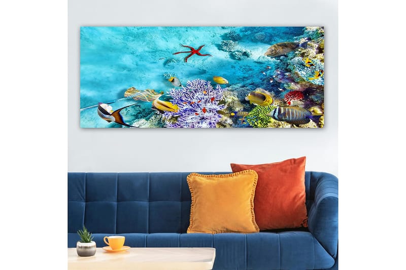 Canvastaulu YTY Nautical & Beach Monivärinen - 120x50 cm - Sisustustuotteet - Taulu & taide - Canvas-taulu