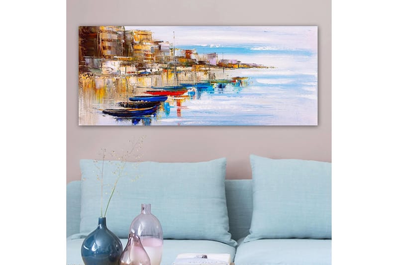 Canvastaulu YTY Nautical & Beach Monivärinen - 120x50 cm - Sisustustuotteet - Taulu & taide - Canvas-taulu