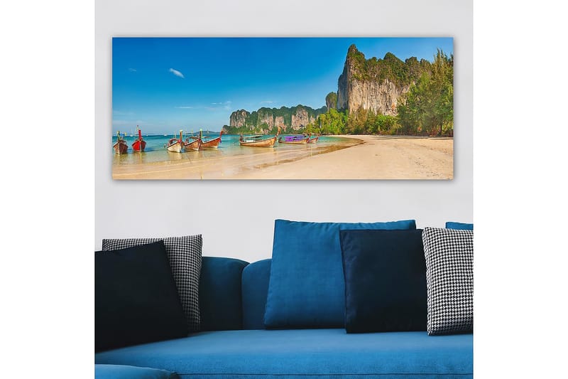 Canvastaulu YTY Nautical & Beach Monivärinen - 120x50 cm - Sisustustuotteet - Taulu & taide - Canvas-taulu