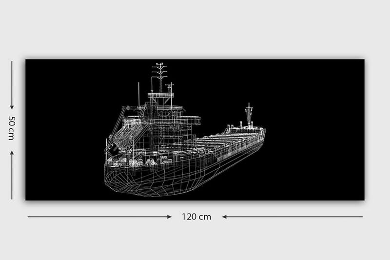 Canvastaulu YTY Nautical & Beach Monivärinen - 120x50 cm - Sisustustuotteet - Taulu & taide - Canvas-taulu