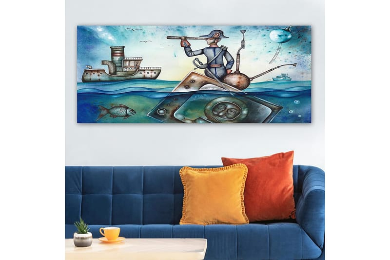 Canvastaulu YTY Nautical & Beach Monivärinen - 120x50 cm - Sisustustuotteet - Taulu & taide - Canvas-taulu