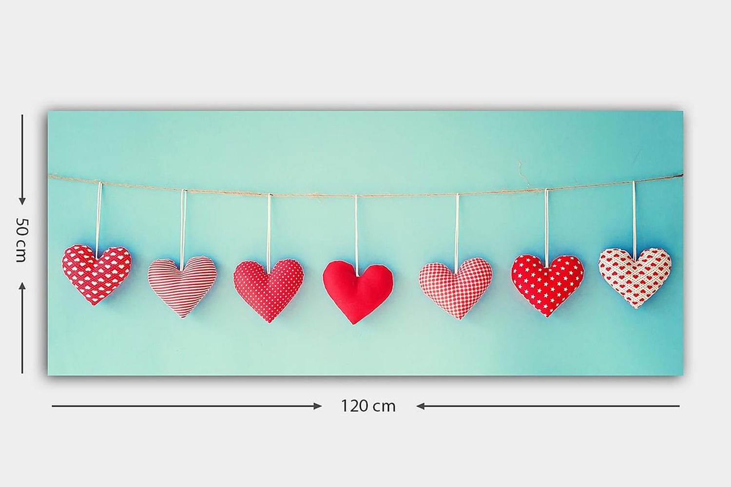 Canvastaulu YTY Object Monivärinen - 120x50 cm - Sisustustuotteet - Taulu & taide - Canvas-taulu