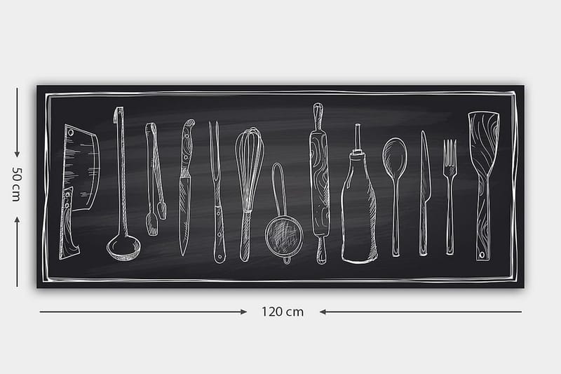 Canvastaulu YTY Object Monivärinen - 120x50 cm - Sisustustuotteet - Taulu & taide - Canvas-taulu