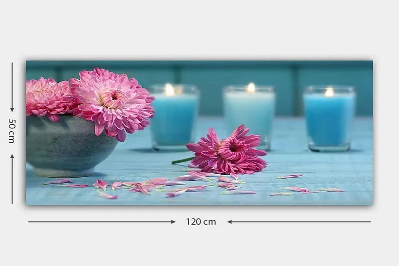 Canvastaulu YTY Object Monivärinen - 120x50 cm - Sisustustuotteet - Taulu & taide - Canvas-taulu