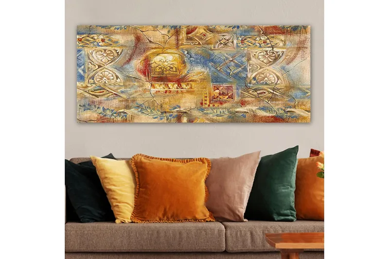 Canvastaulu YTY Oriental Monivärinen - 120x50 cm - Sisustustuotteet - Taulu & taide - Canvas-taulu