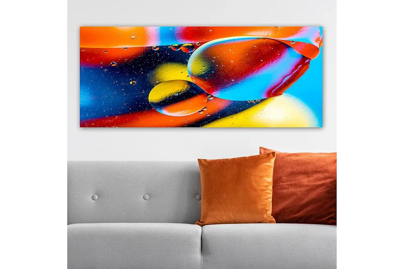 Canvastaulu YTY Outer Space Monivärinen - 120x50 cm - Sisustustuotteet - Taulu & taide - Canvas-taulu