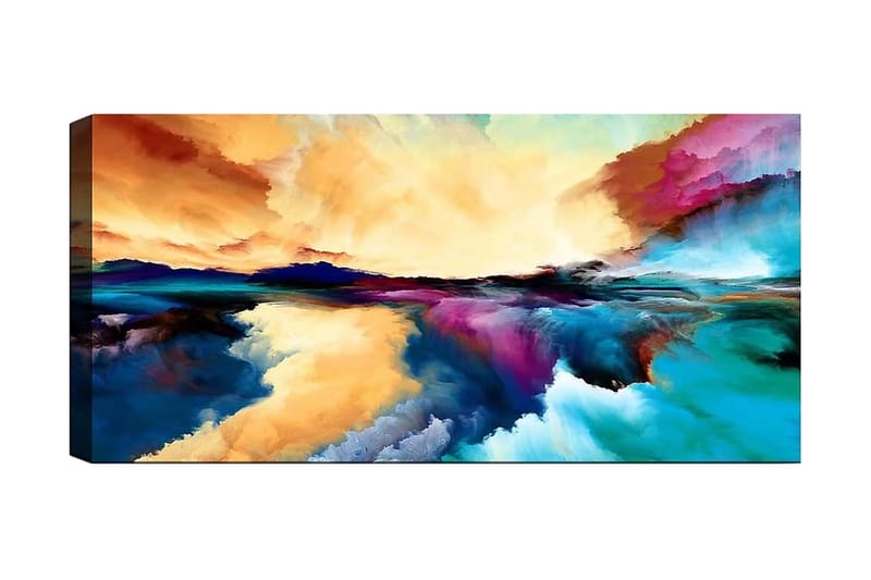 Canvastaulu YTY Outer Space Monivärinen - 120x50 cm - Sisustustuotteet - Taulu & taide - Canvas-taulu