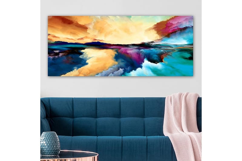 Canvastaulu YTY Outer Space Monivärinen - 120x50 cm - Sisustustuotteet - Taulu & taide - Canvas-taulu