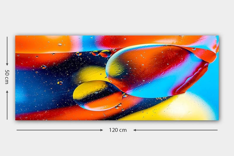 Canvastaulu YTY Outer Space Monivärinen - 120x50 cm - Sisustustuotteet - Taulu & taide - Canvas-taulu