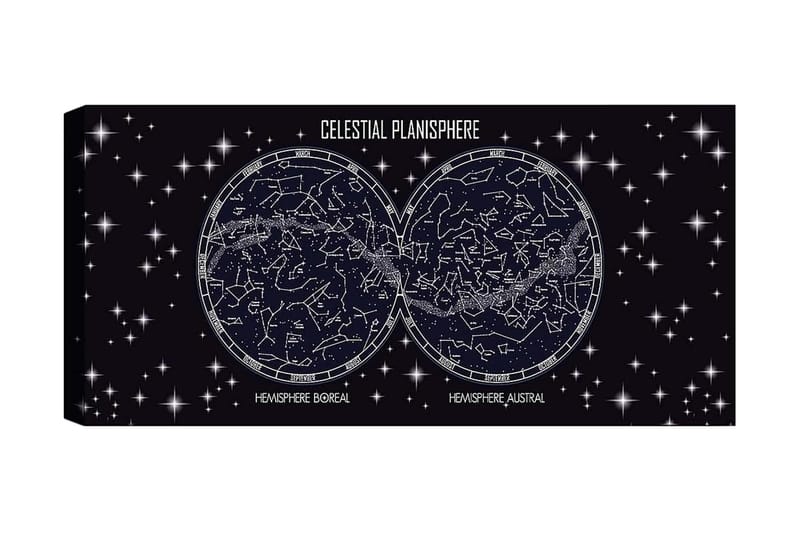 Canvastaulu YTY Outer Space Monivärinen, 120x50 cm