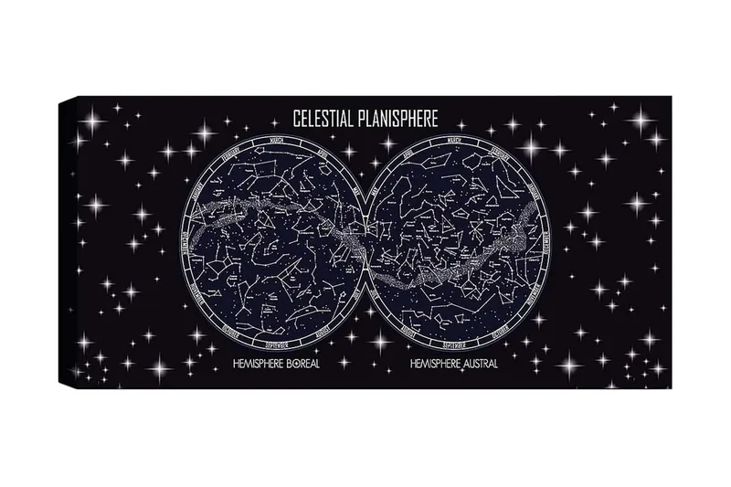 Canvastaulu YTY Outer Space Monivärinen, 120x50 cm