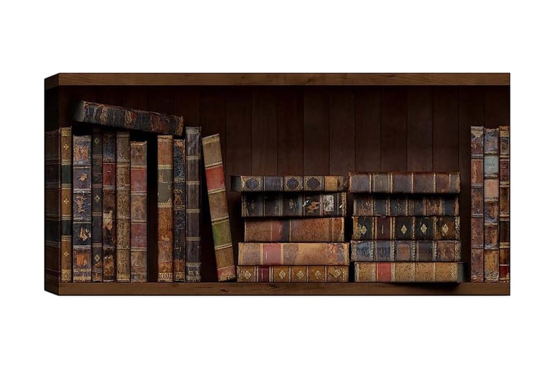 Canvastaulu YTY Reading and Literature Monivärinen - 120x50 cm - Sisustustuotteet - Taulu & taide - Canvas-taulu