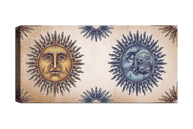 Canvastaulu YTY Spiritual Monivärinen, 120x50 cm