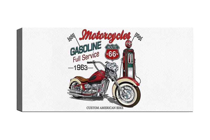 Canvastaulu YTY Transportation Monivärinen, 120x50 cm