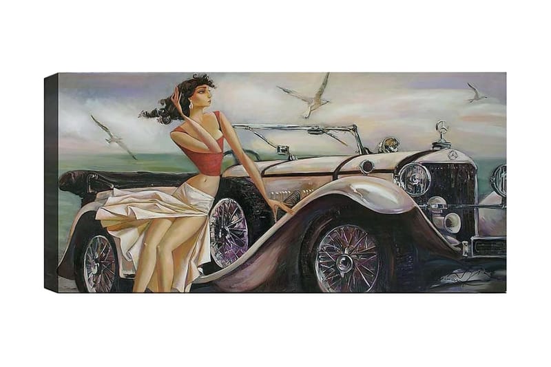 Canvastaulu YTY Transportation Monivärinen, 120x50 cm