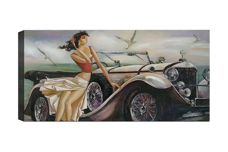 Canvastaulu YTY Transportation Monivärinen, 120x50 cm