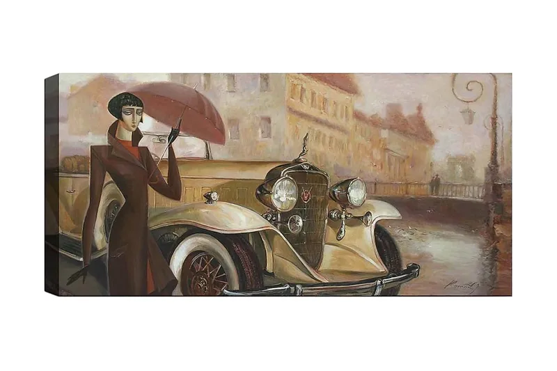 Canvastaulu YTY Transportation Monivärinen, 120x50 cm
