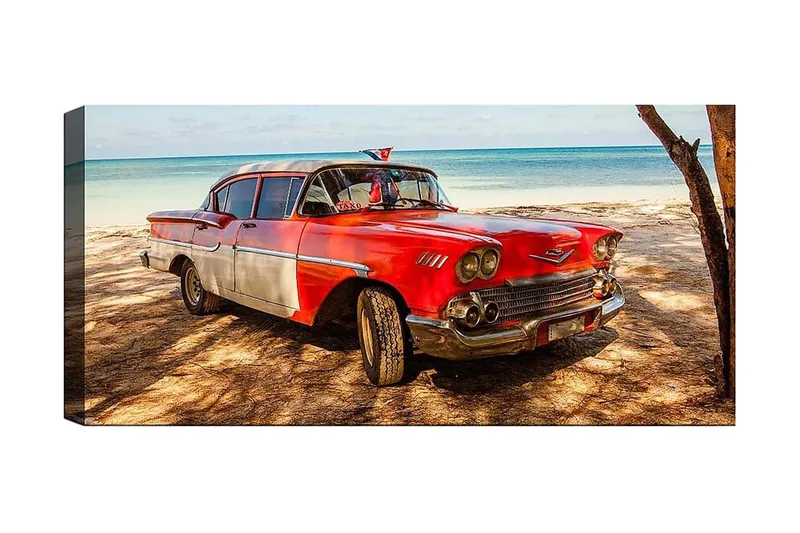 Canvastaulu YTY Transportation Monivärinen, 120x50 cm