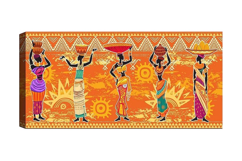 Canvastaulu YTY World Cultures Monivärinen, 120x50 cm