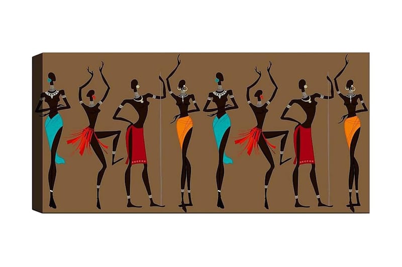 Canvastaulu YTY World Cultures Monivärinen, 120x50 cm