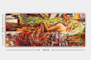 Canvastaulu YTY World Cultures Monivärinen - 120x50 cm - Sisustustuotteet - Taulu & taide - Canvas-taulu