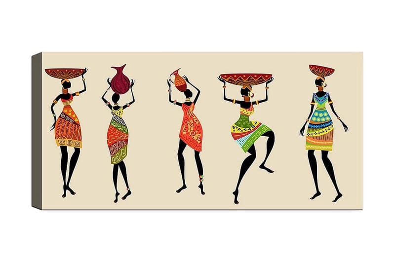 Canvastaulu YTY People Monivärinen, 120x50 cm