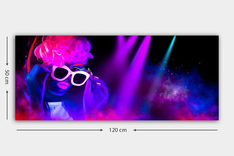 Canvastaulu YTY People Monivärinen - 120x50 cm - Sisustustuotteet - Taulu & taide - Canvas-taulu