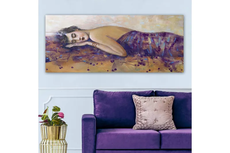 Canvastaulu YTY People Monivärinen - 120x50 cm - Sisustustuotteet - Taulu & taide - Canvas-taulu