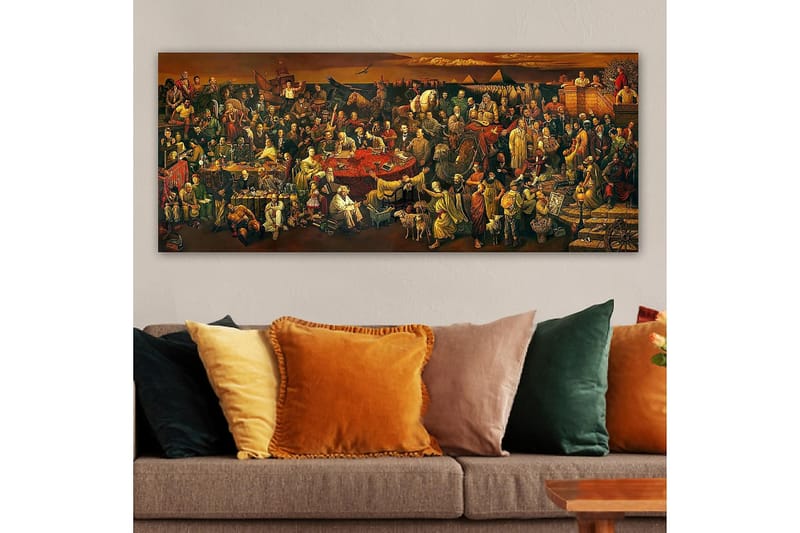 Canvastaulu YTY People Monivärinen - 120x50 cm - Sisustustuotteet - Taulu & taide - Canvas-taulu