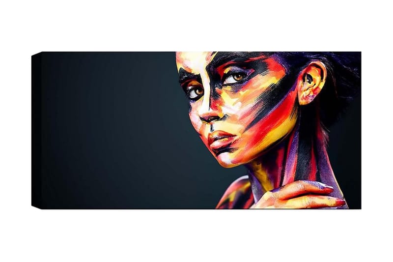 Canvastaulu YTY People Monivärinen - 120x50 cm - Sisustustuotteet - Taulu & taide - Canvas-taulu