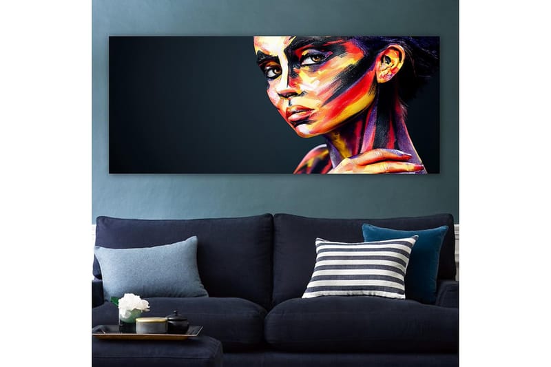 Canvastaulu YTY People Monivärinen - 120x50 cm - Sisustustuotteet - Taulu & taide - Canvas-taulu