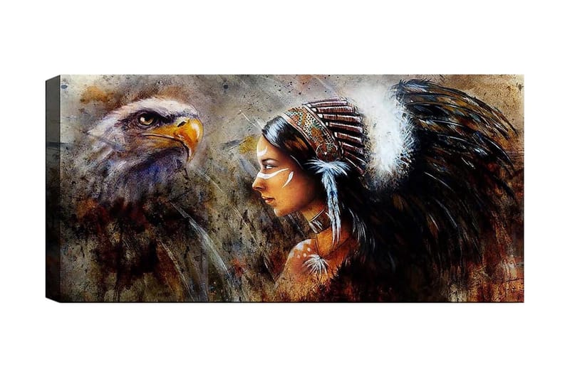Canvastaulu YTY People Monivärinen - 120x50 cm - Sisustustuotteet - Taulu & taide - Canvas-taulu