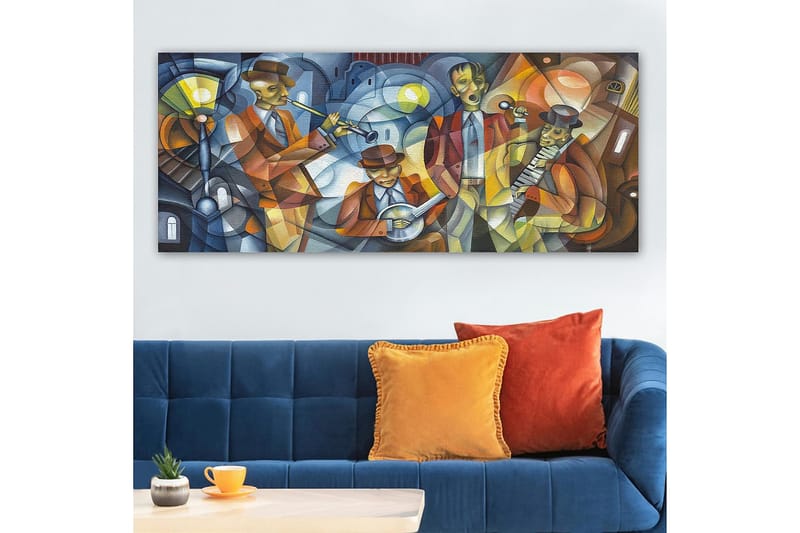 Canvastaulu YTY People Monivärinen - 120x50 cm - Sisustustuotteet - Taulu & taide - Canvas-taulu