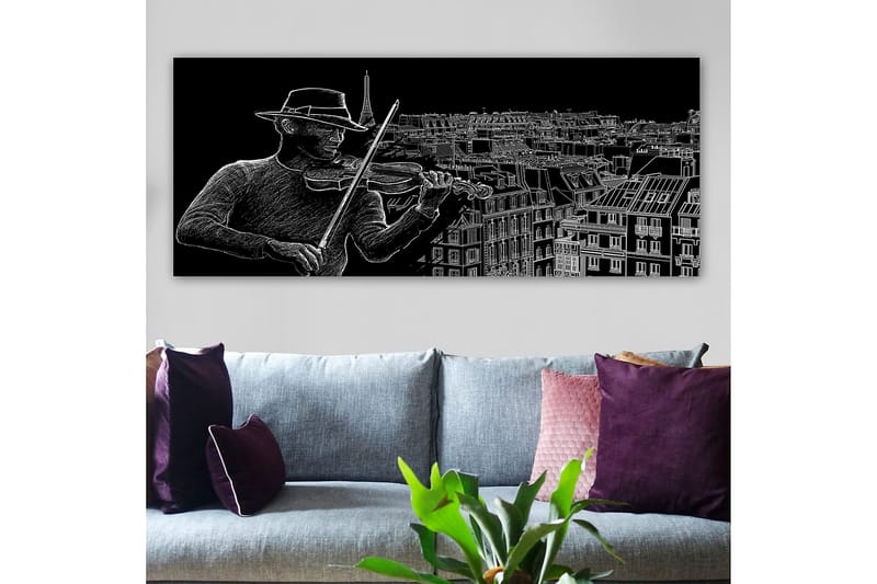 Canvastaulu YTY People Monivärinen - 120x50 cm - Sisustustuotteet - Taulu & taide - Canvas-taulu