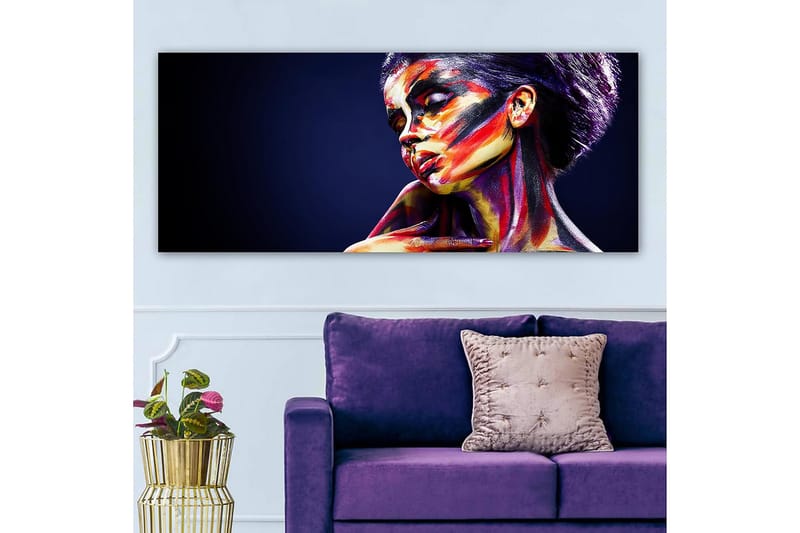 Canvastaulu YTY People Monivärinen - 120x50 cm - Sisustustuotteet - Taulu & taide - Canvas-taulu