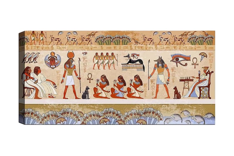 Canvastaulu YTY People Monivärinen - 120x50 cm - Sisustustuotteet - Taulu & taide - Canvas-taulu