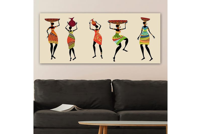 Canvastaulu YTY People Monivärinen - 120x50 cm - Sisustustuotteet - Taulu & taide - Canvas-taulu