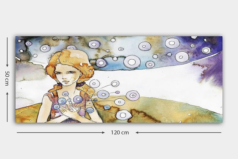 Canvastaulu YTY People Monivärinen - 120x50 cm - Sisustustuotteet - Taulu & taide - Canvas-taulu