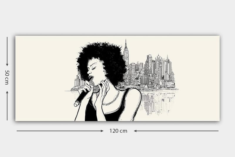 Canvastaulu YTY People Monivärinen - 120x50 cm - Sisustustuotteet - Taulu & taide - Canvas-taulu