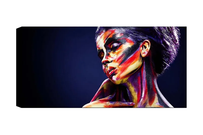 Canvastaulu YTY People Monivärinen - 120x50 cm - Sisustustuotteet - Taulu & taide - Canvas-taulu