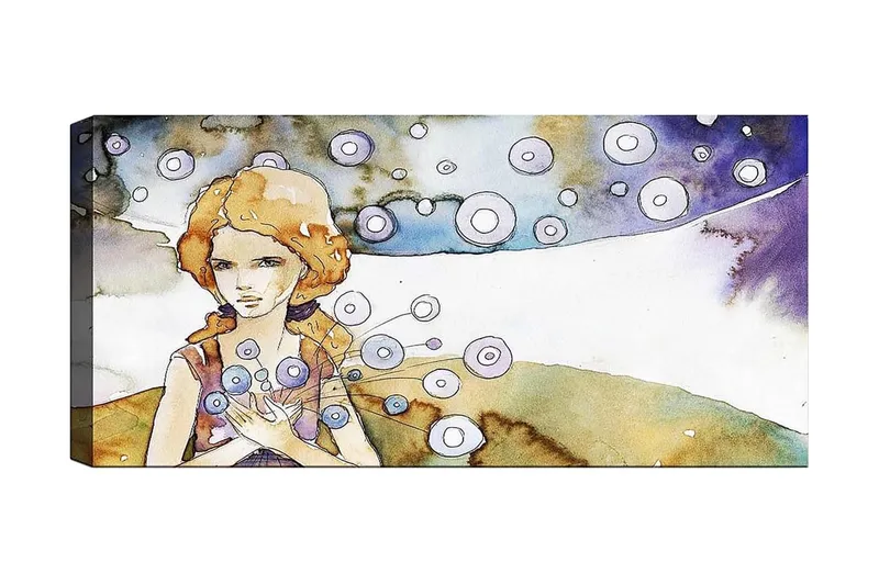 Canvastaulu YTY People Monivärinen, 120x50 cm