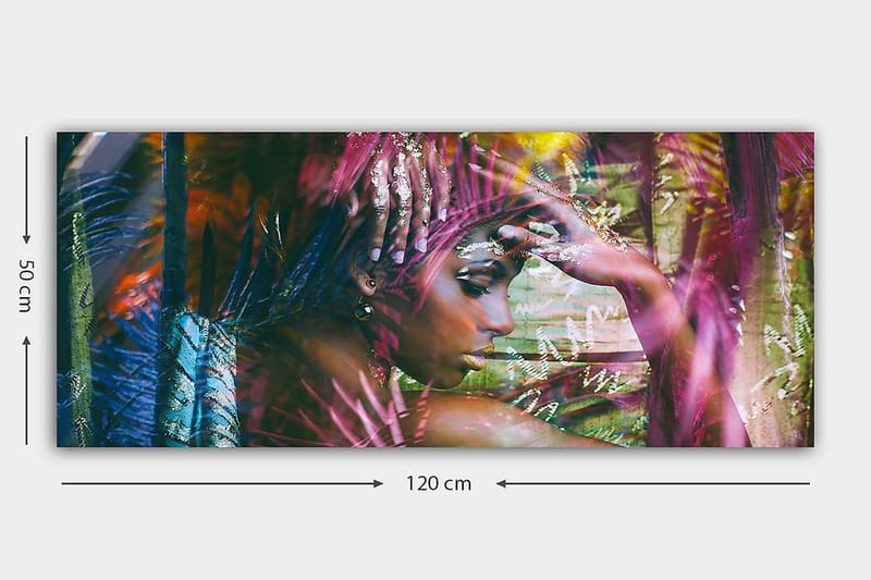 Canvastaulu YTY People Monivärinen - 120x50 cm - Sisustustuotteet - Taulu & taide - Canvas-taulu